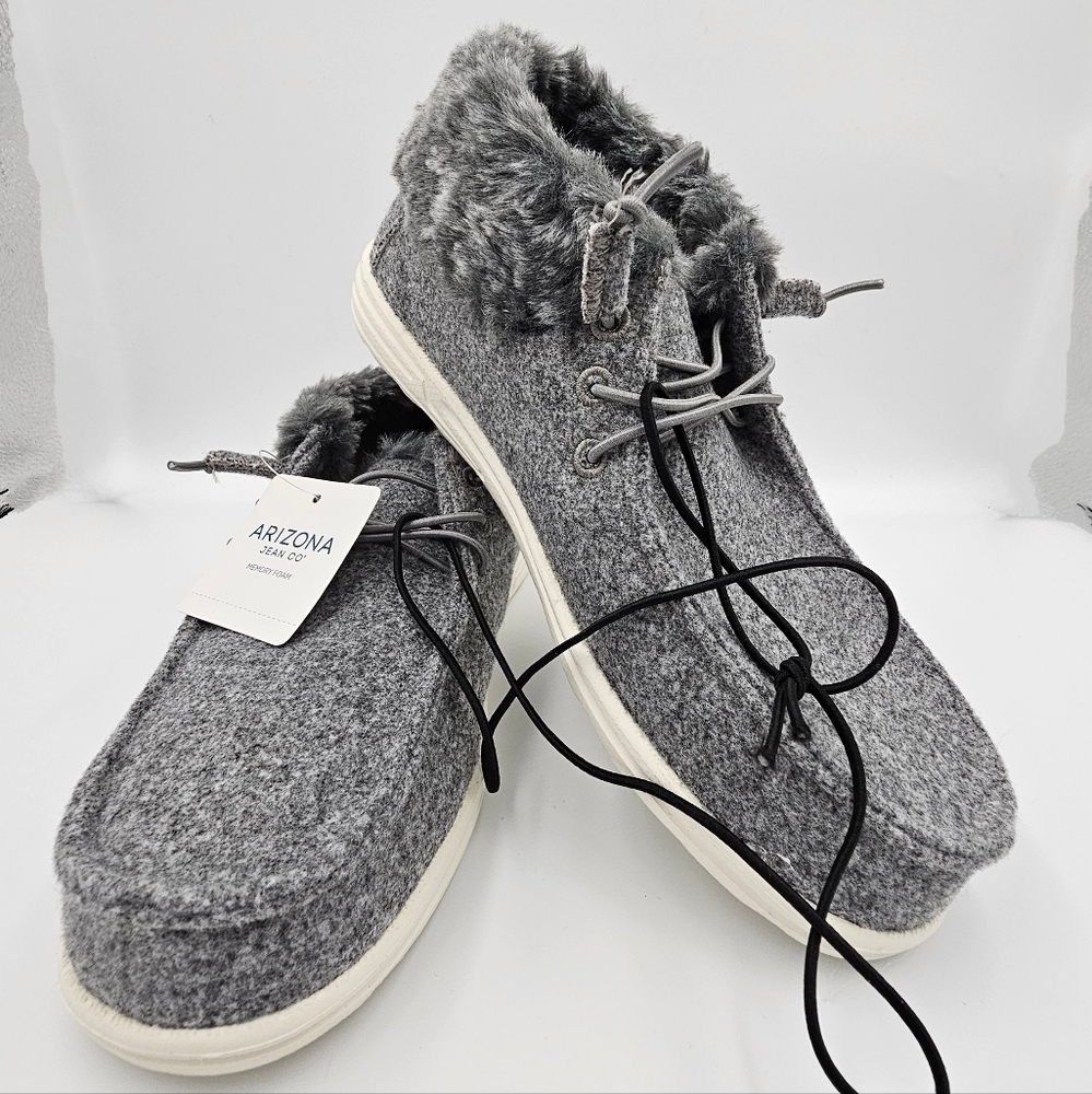 NWT ARIZONA Francia Gray Boat Shoes size 7 M